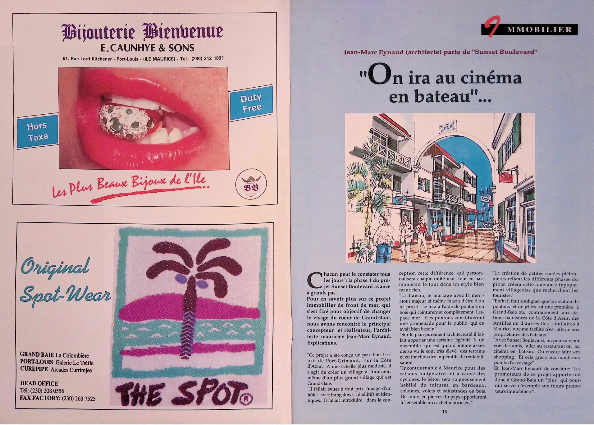 Sunset Boulevard : quand Grand-Baie imaginait son avenir